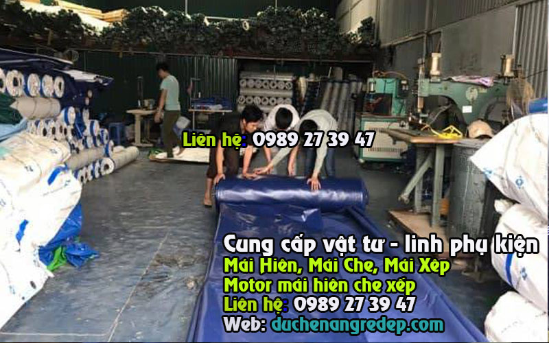 Đơn vị cung cấp vật tư mái hiên di động uy tín giá rẻ