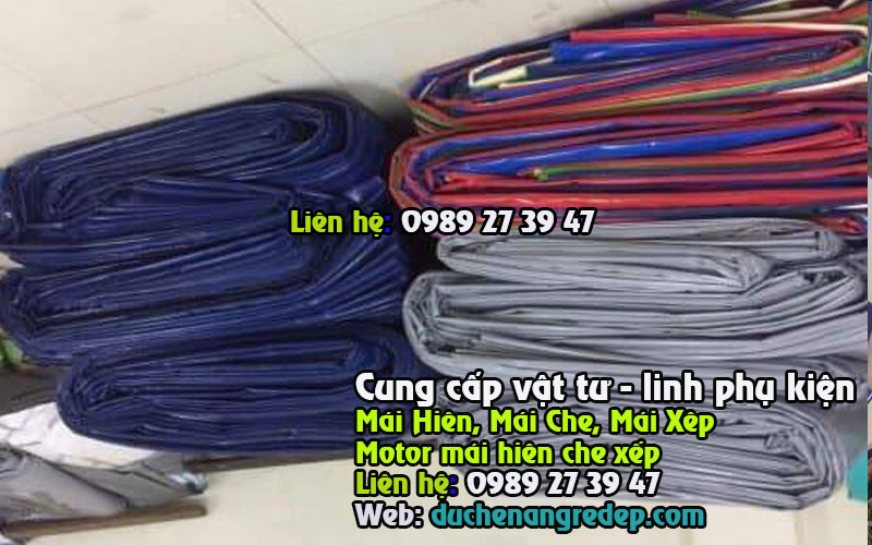 Phụ kiện mái che di động bao gồm những loại nào? Đơn vị cung cấp vật tư mái hiên < THAM KHẢO